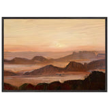 Sunrise by Fujishima Takeji, framed poster, view 3