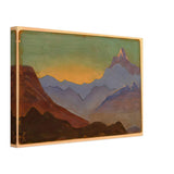 Sunrise in Himalayas by Nicholas Roerich, canvas, view 2