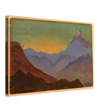Sunrise in Himalayas by Nicholas Roerich, canvas