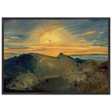Sunrise on Yushan by Fujishima Takeji, framed poster, view 3