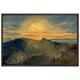 Sunrise on Yushan by Fujishima Takeji, framed poster