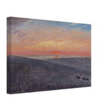 Sunrise over Mongolia by Fujishima Takeji, canvas, view 2