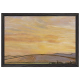 Sunrise over the Mongolian Plateau by Fujishima Takeji, framed poster, view 2