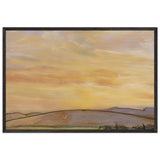 Sunrise over the Mongolian Plateau by Fujishima Takeji, framed poster