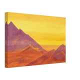 Sunrise (Unfinished) by Nicholas Roerich, canvas, view 2