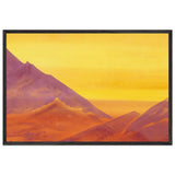 Sunrise (Unfinished) by Nicholas Roerich, framed poster