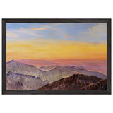 Sunrise up in the Mountains by Fujishima Takeji, framed poster, view 2