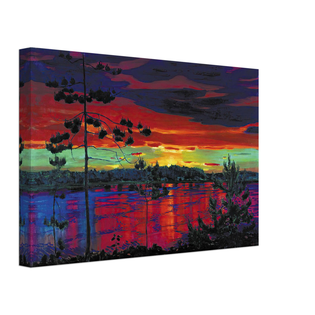 Sunset by Arkady Rylov, canvas, view 2
