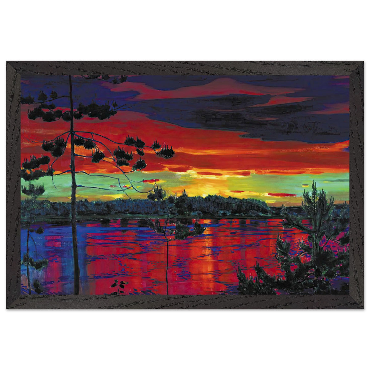 Sunset by Arkady Rylov, framed poster, view 2