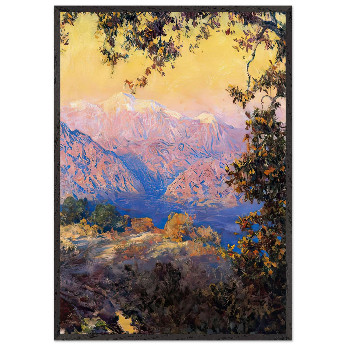 Sunset Glow by Guy Rose, framed poster, view 3