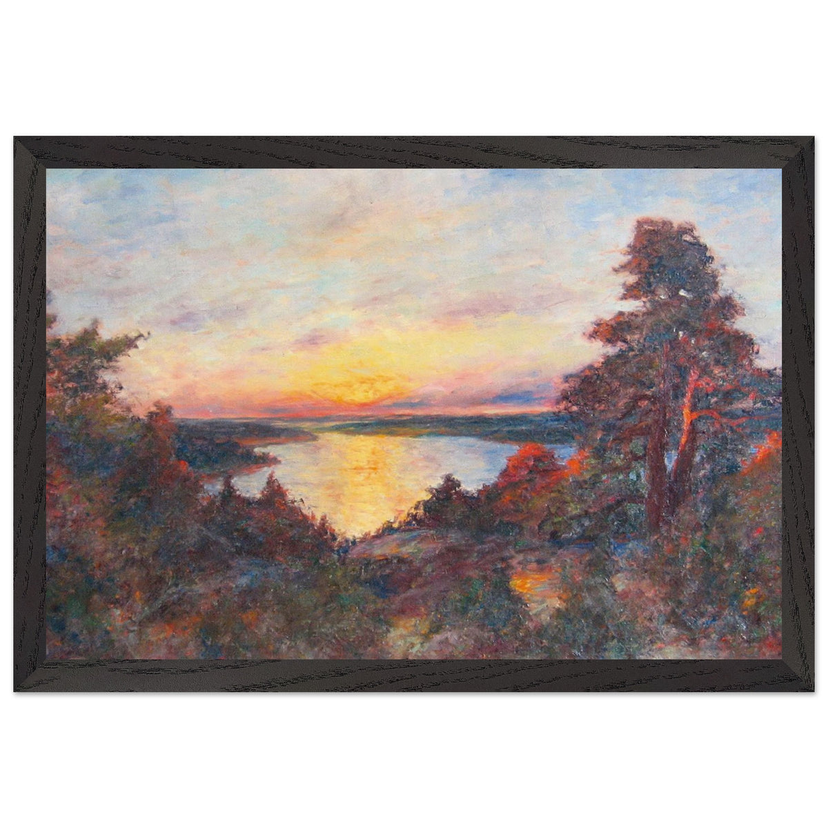 Sunset by Kimon Loghi, framed poster, view 2