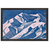 Sunset near Shekar by Nicholas Roerich, framed poster, view 2