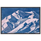 Sunset near Shekar by Nicholas Roerich, framed poster