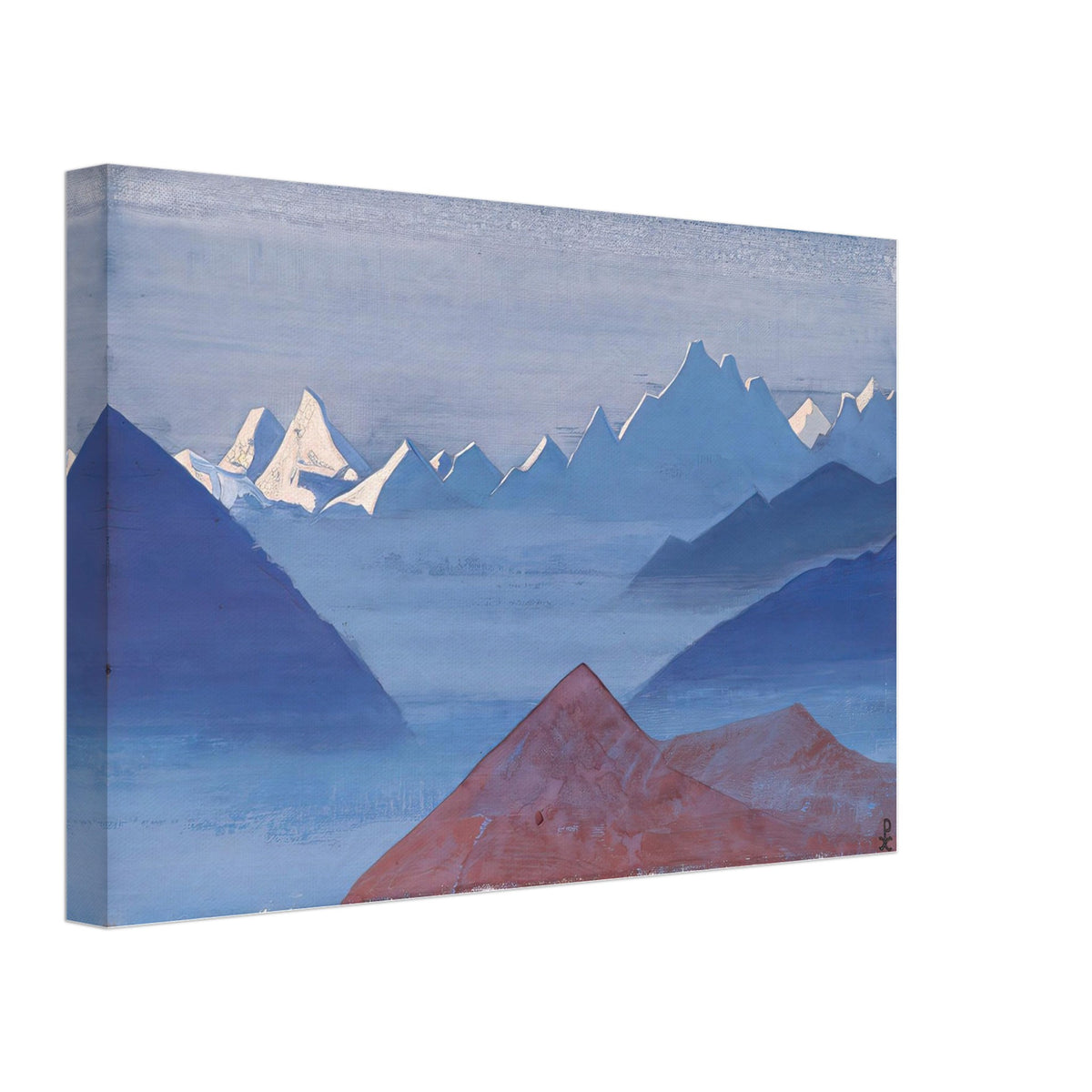 Sunset by Nicholas Roerich, canvas, view 2
