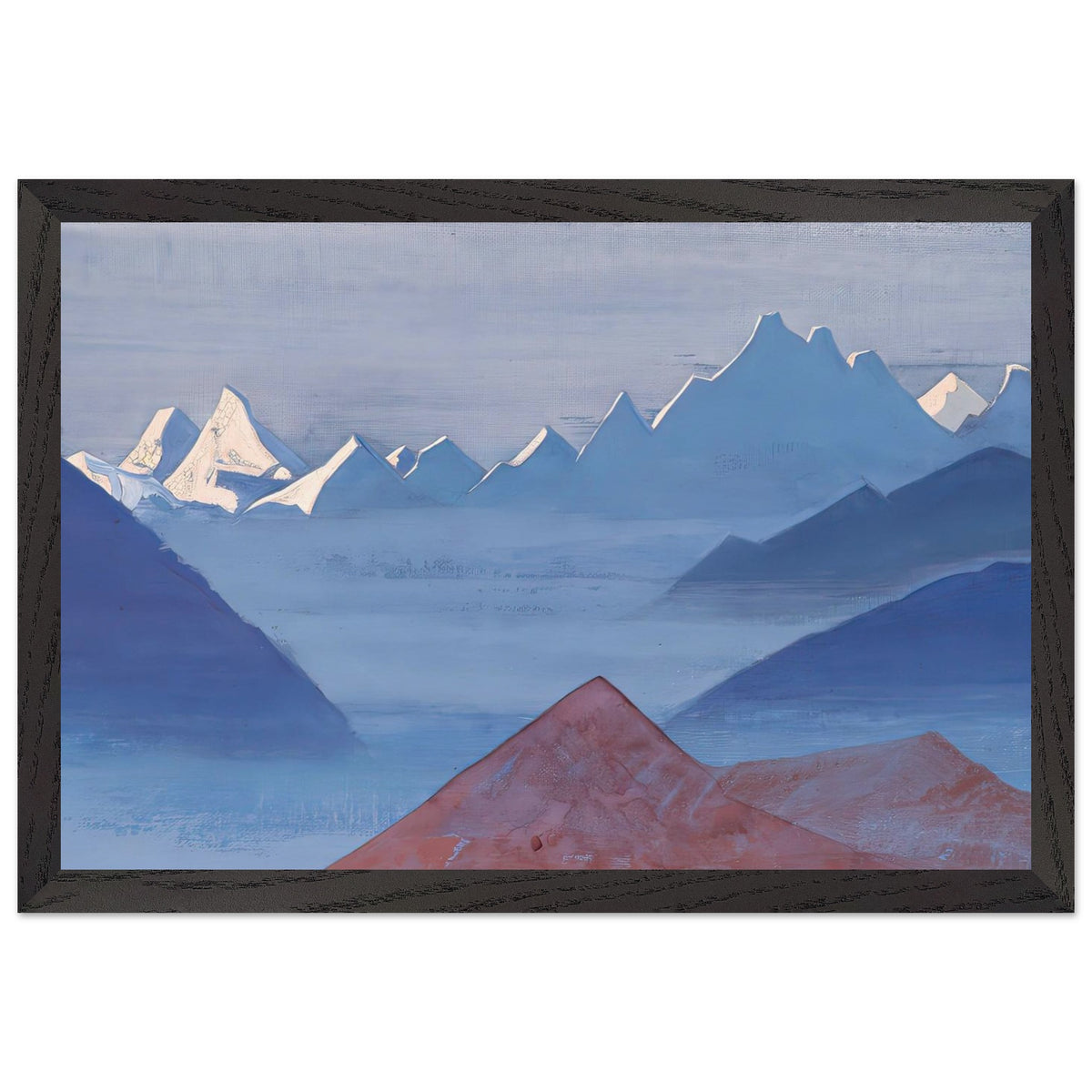 Sunset by Nicholas Roerich, framed poster, view 2
