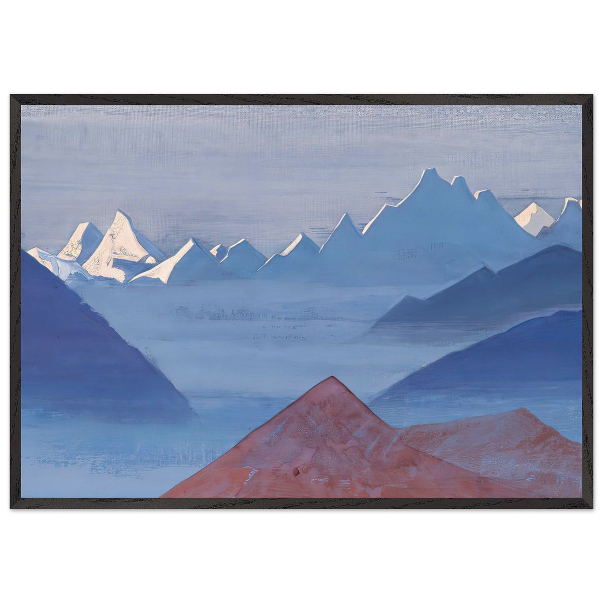 Sunset by Nicholas Roerich, framed poster, view 3