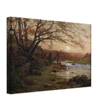 Sunset on the River by Louis Aston Knight, canvas, view 2