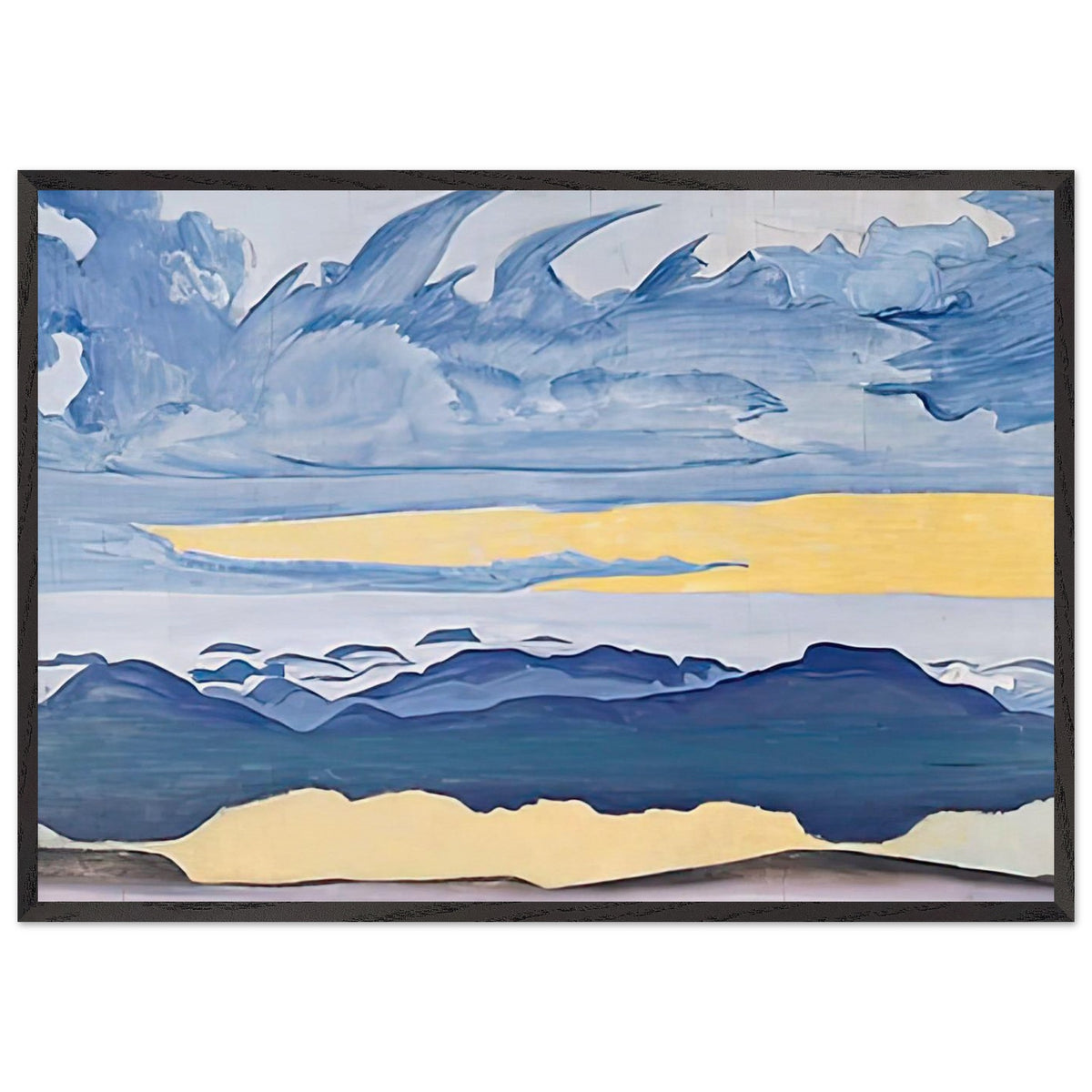 Sunset Rider by Nicholas Roerich, framed poster, view 3
