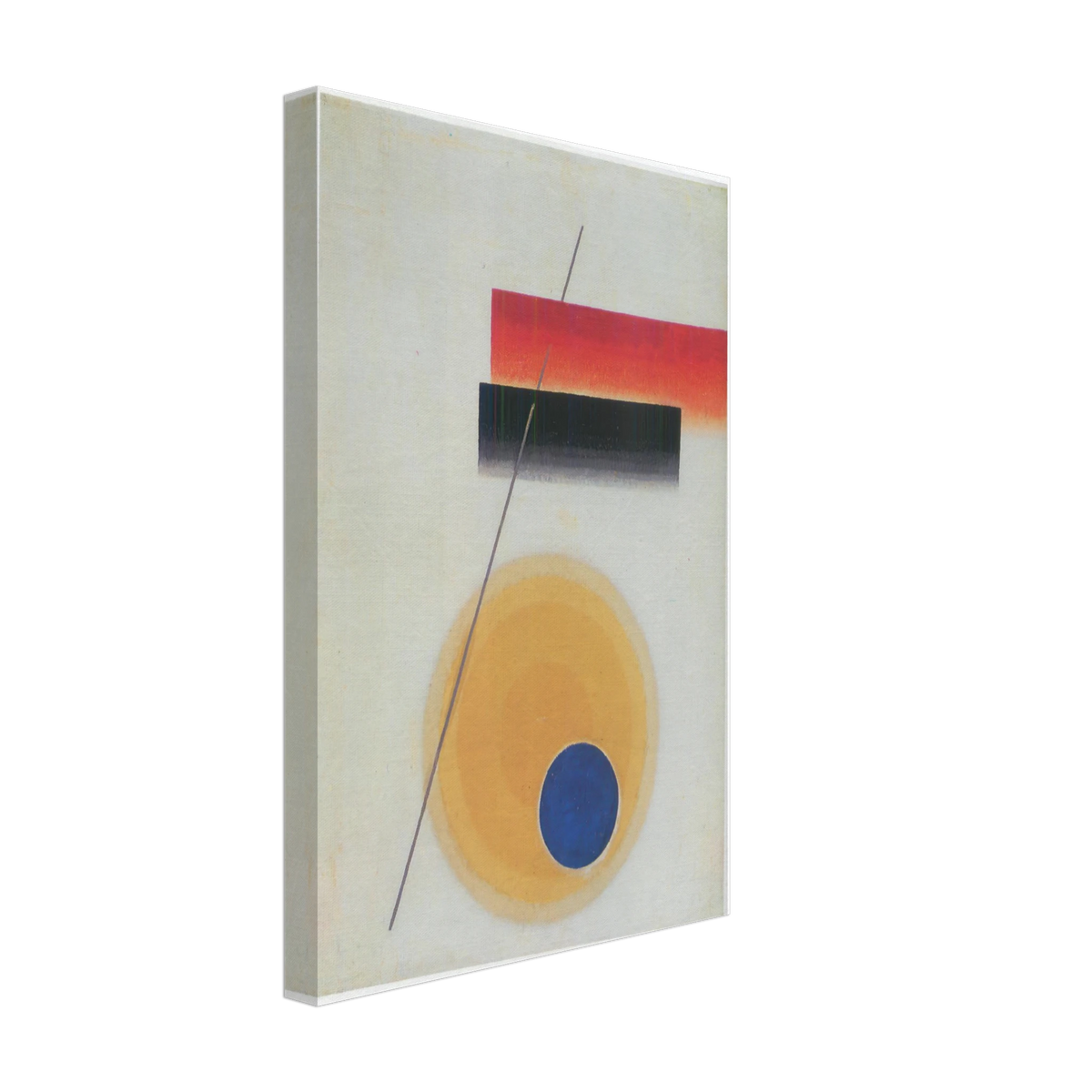 Suprematist Composition by Ivan Kliun, canvas, view 2