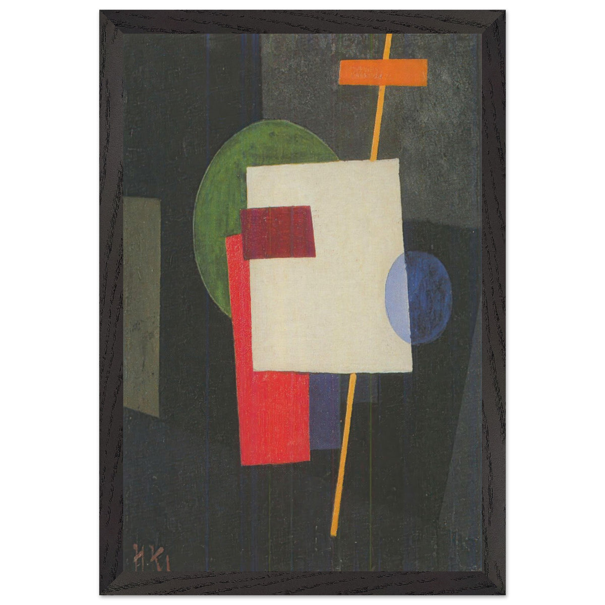 Suprematist Composition by Ivan Kliun, framed poster, view 2
