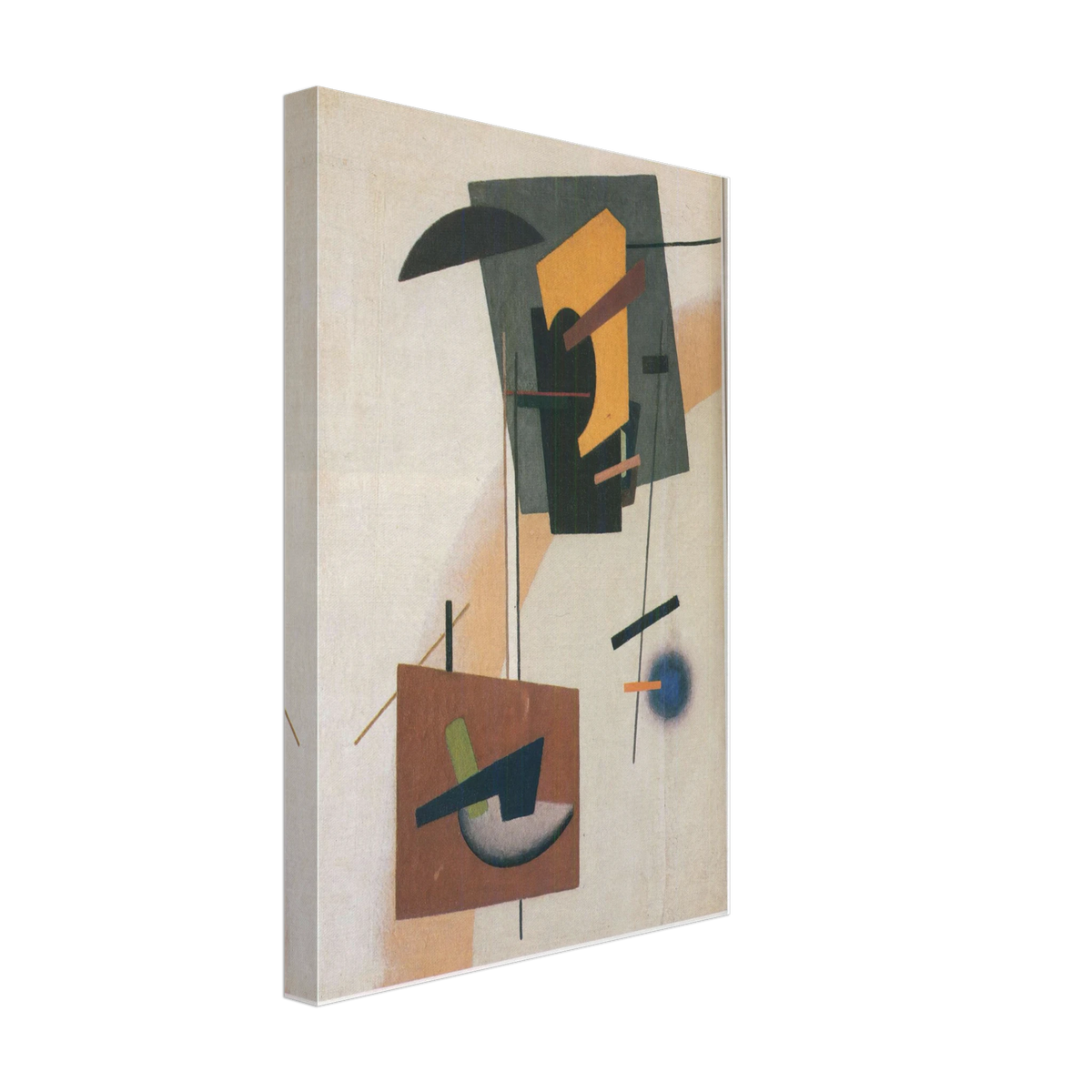 Suprematist Composition With Two Centers by Ivan Kliun, canvas, view 2