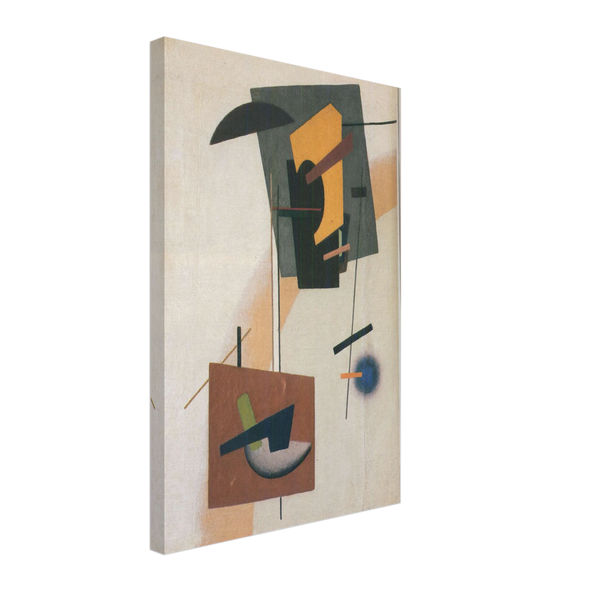 Suprematist Composition With Two Centers by Ivan Kliun, canvas