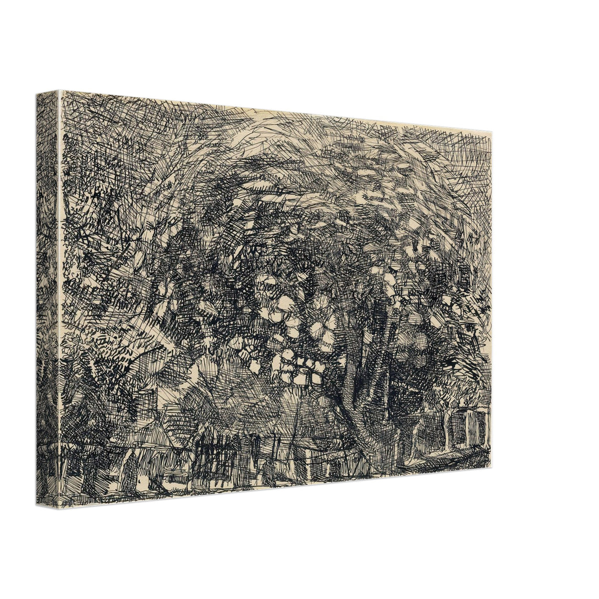 Sureau en fleurs by Louis Soutter, canvas, view 2