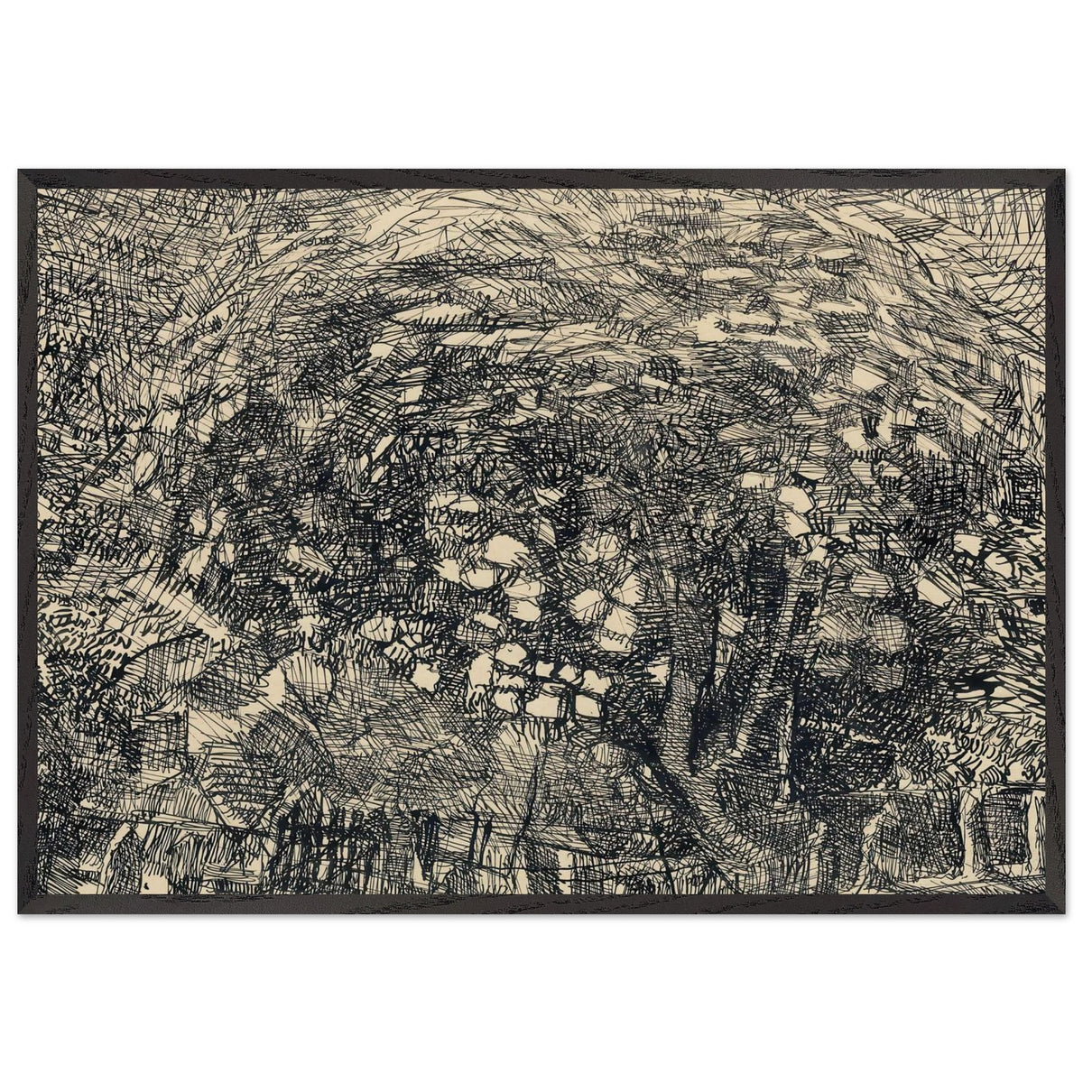 Sureau en fleurs by Louis Soutter, framed poster, view 3