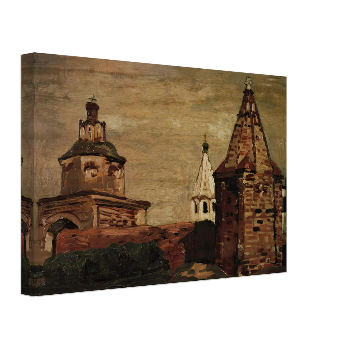 Suzdal. Alexander Nevsky Monastery by Nicholas Roerich, canvas, view 2