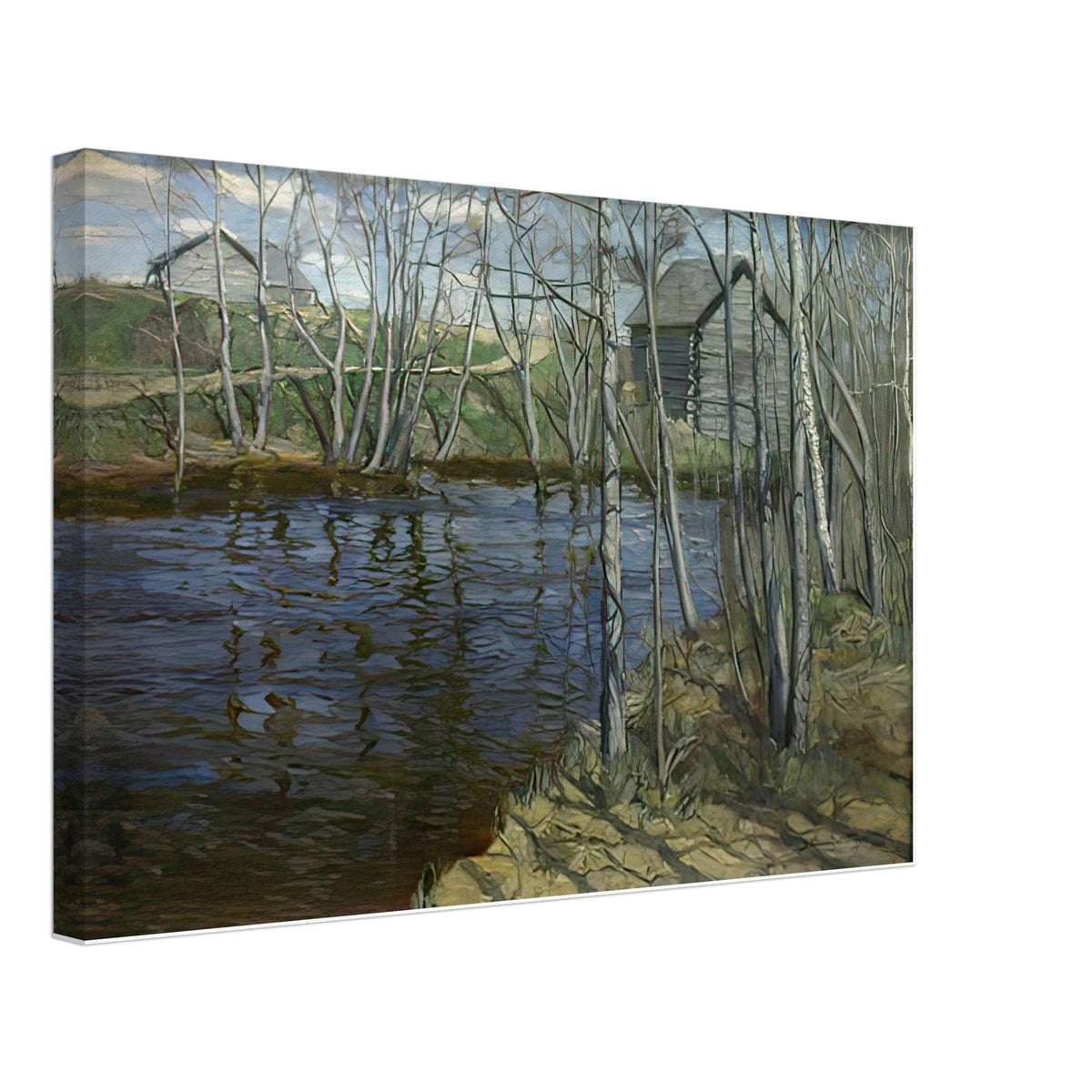 Быстрая Речка (Swift River) by Vitold Byalynitsky-Birulya, canvas