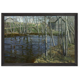 Быстрая Речка (Swift River) by Vitold Byalynitsky-Birulya, framed poster, view 2
