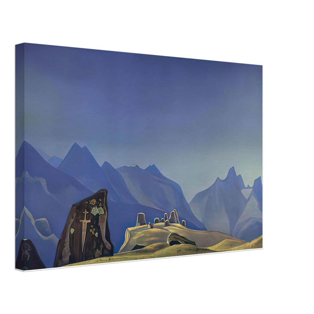 Sword of Gesar by Nicholas Roerich, canvas