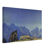 Sword of Gesar by Nicholas Roerich, canvas