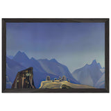 Sword of Gesar by Nicholas Roerich, framed poster, view 2