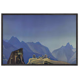 Sword of Gesar by Nicholas Roerich, framed poster