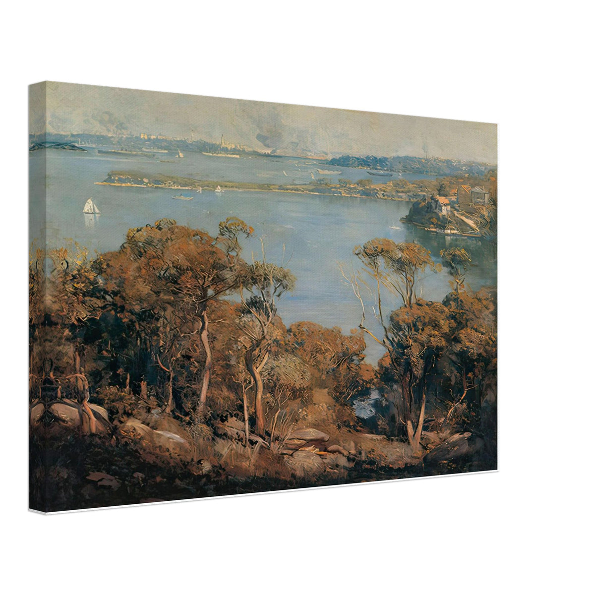 Sydney Harbour by Arthur Streeton, canvas