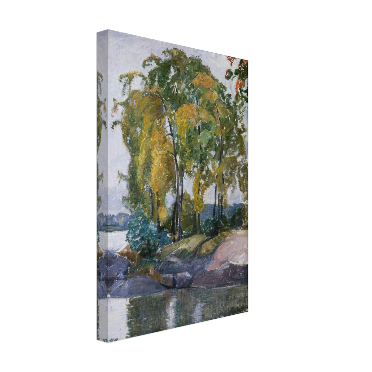 Syksyisiä Haapoja by Pekka Halonen, canvas, view 2