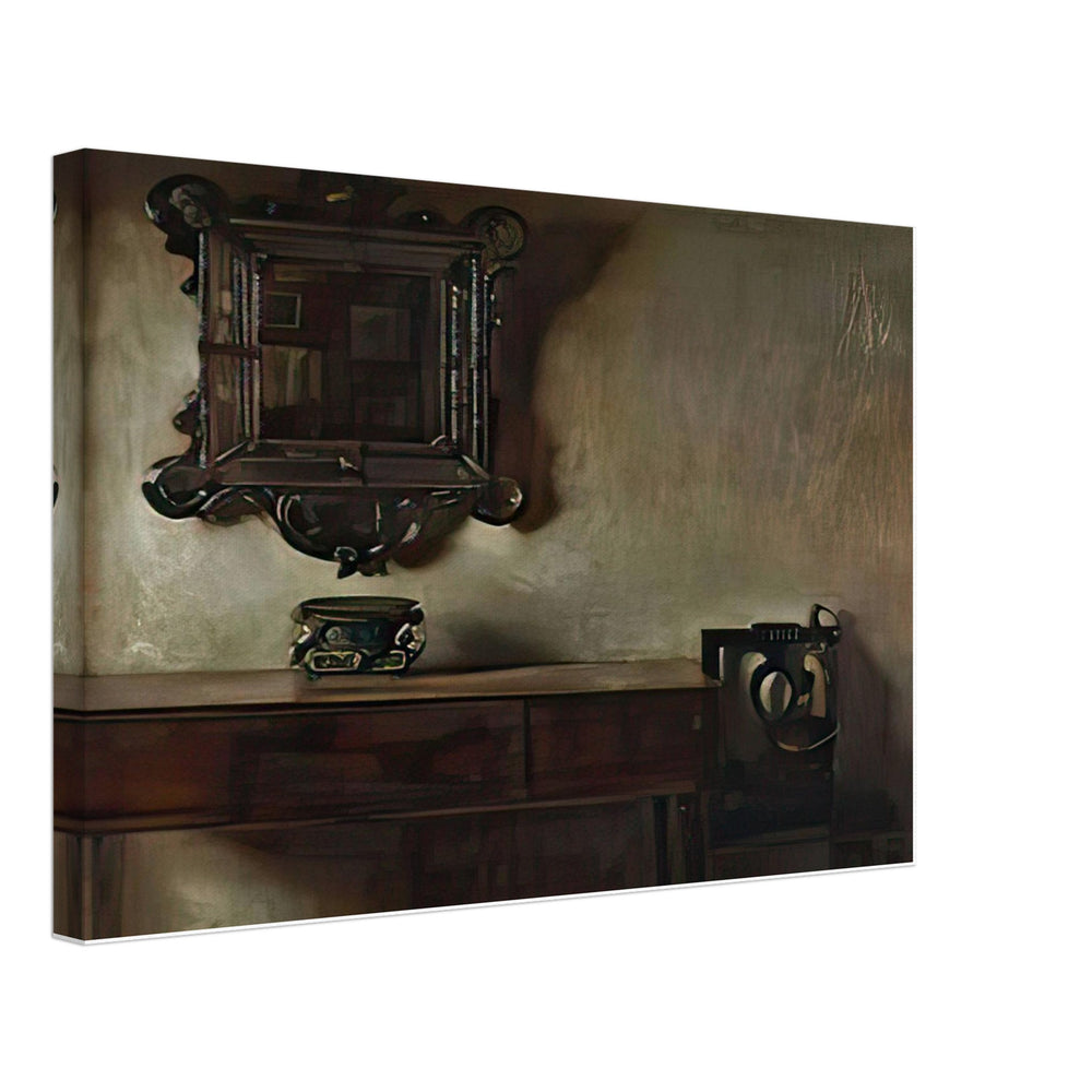 Table with Mirror by Hermann Graf, canvas