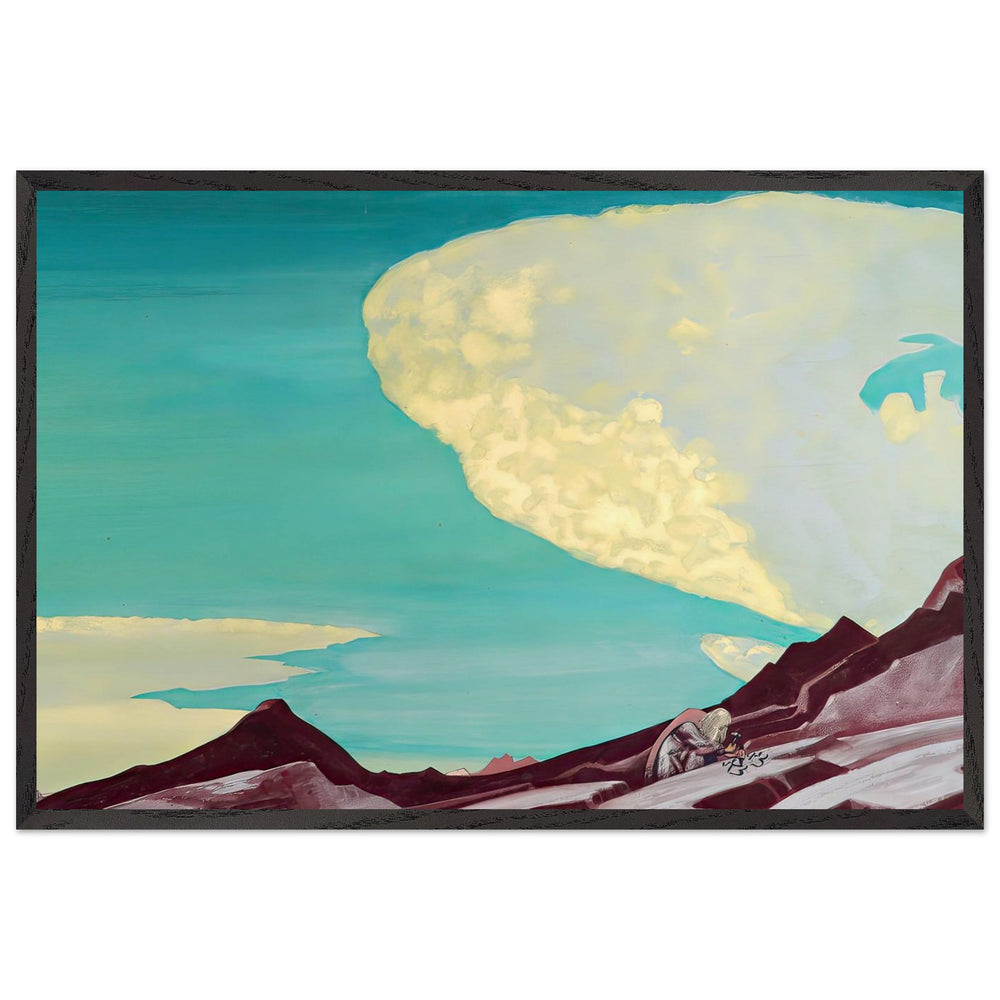 Tablets of Law by Nicholas Roerich, framed poster