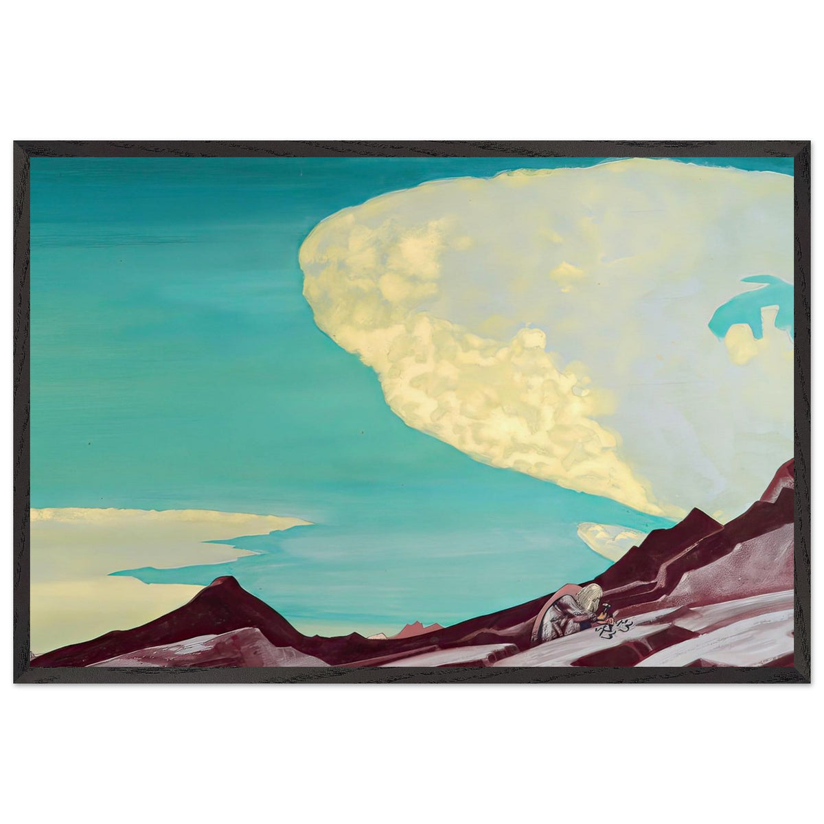 Tablets of Law by Nicholas Roerich, framed poster