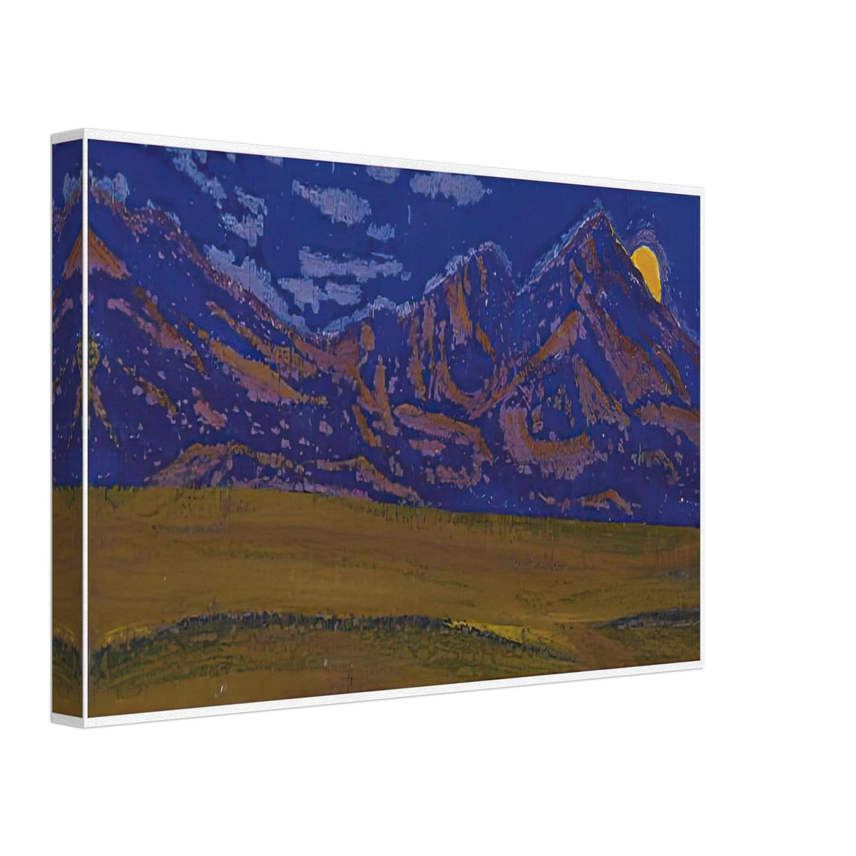 Taklamakan, Chinese Turkestan by Nicholas Roerich, canvas, view 2