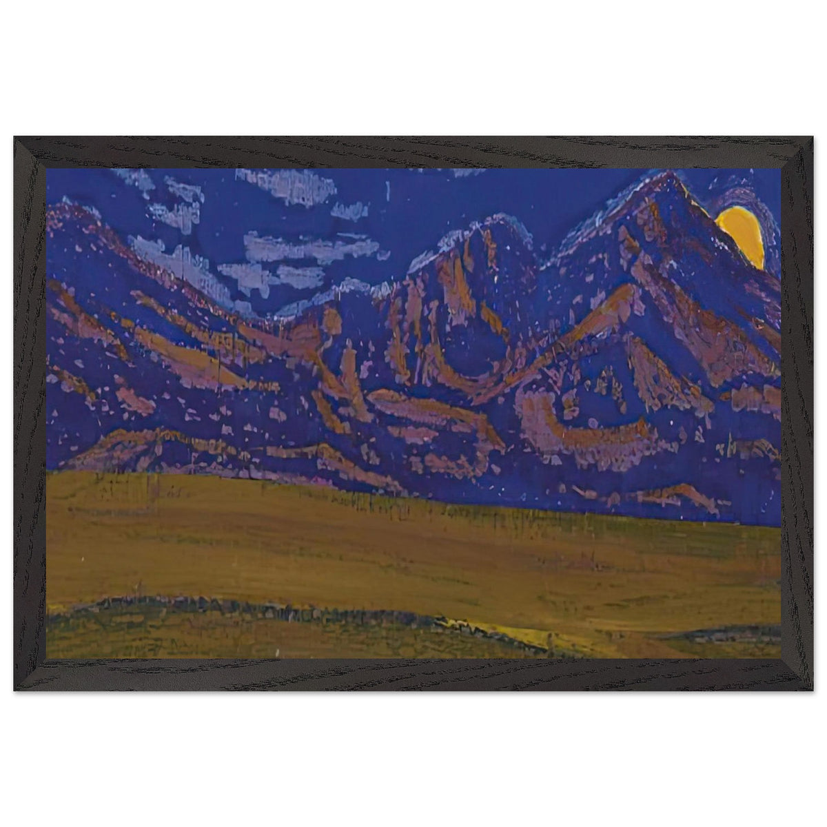 Taklamakan, Chinese Turkestan by Nicholas Roerich, framed poster, view 2