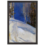 Talvipäivä by Pekka Halonen, framed poster, view 2