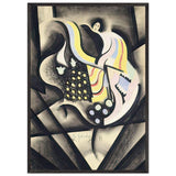 Táncosnő 1927 by Scheiber Hugó, framed poster, view 3