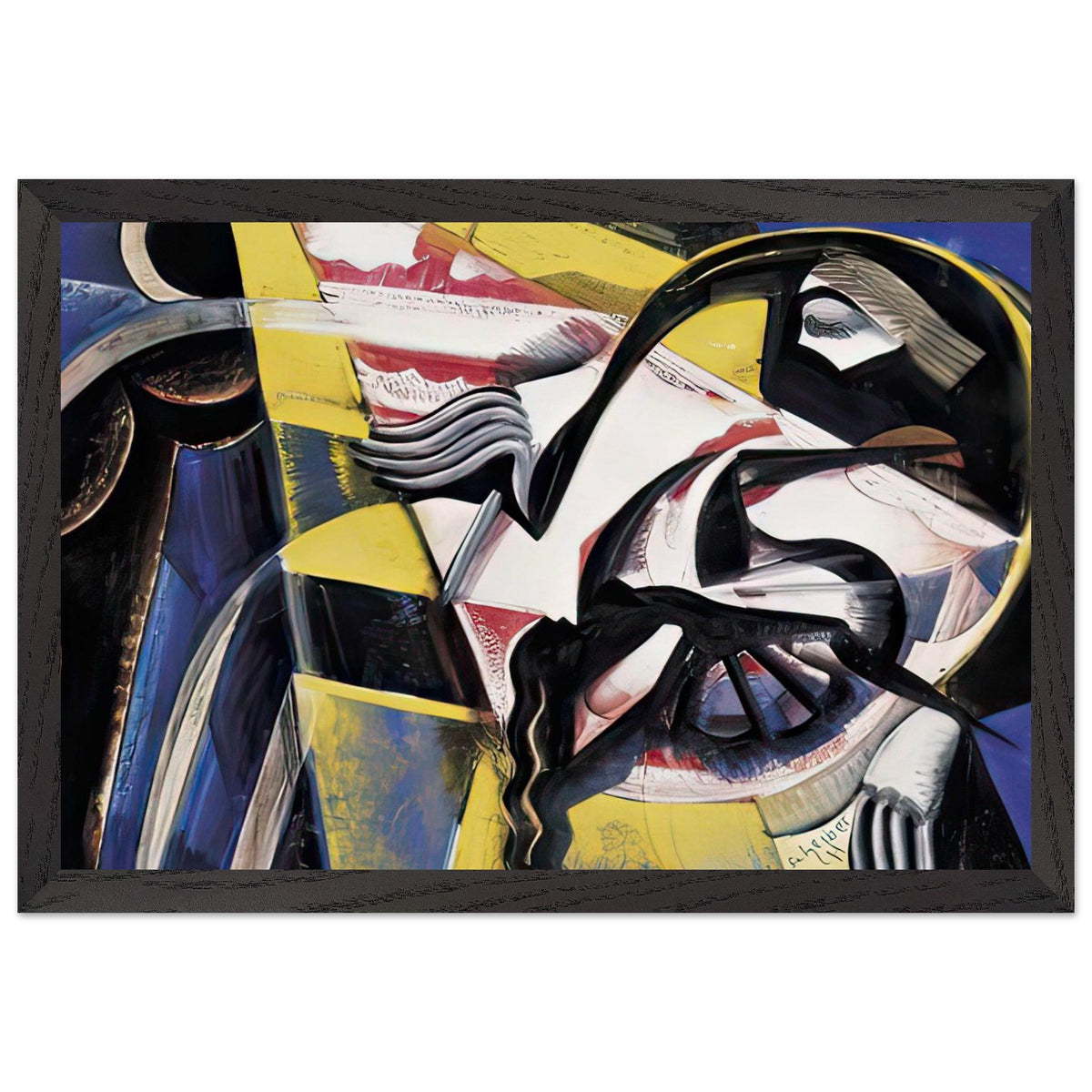 Táncrevű by Scheiber Hugó, framed poster, view 2