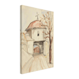 Târgoviște Monastery Bell Tower by Theodor Pallady, canvas