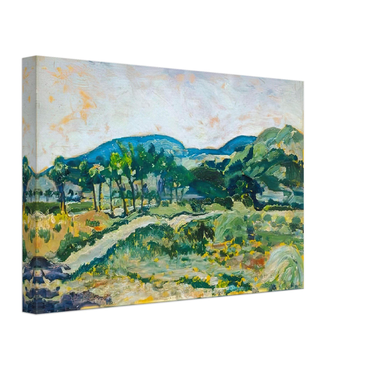 Tavaszi Táj by Scheiber Hugó, canvas, view 2
