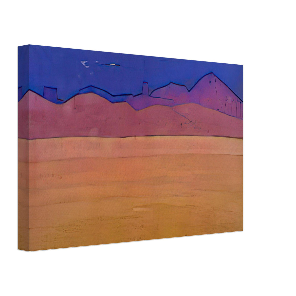 Tempe-jal-tzen-baykin (City of Mobster Ja Lama) by Nicholas Roerich, canvas, view 2