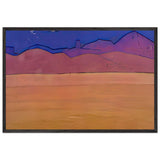 Tempe-jal-tzen-baykin (City of Mobster Ja Lama) by Nicholas Roerich, framed poster