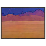 Tempe-jal-tzen-baykin (City of Mobster Ja Lama) by Nicholas Roerich, framed poster, view 3